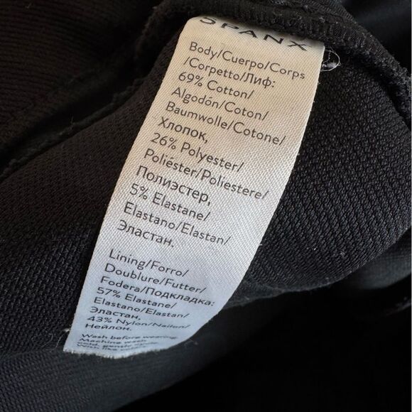 Spanx Jean-ish Black Crop Leggings Woman’s Plus Size 1X - Picture 6 of 6